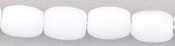 Rice Beads 6 x 4mm : Opaque White