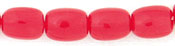 Rice Beads 6 x 4mm : Opaque Red