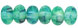 Nugget Spacers 4/6mm : HurriCane Glass - Paua