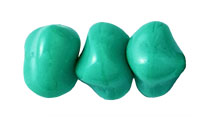 Nuggets 8 x 6mm : Turquoise