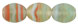 Flattened Ovals : HurriCane Glass - Matte Dreamily