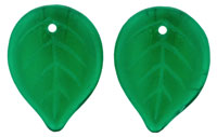 Flat Leaves 18 x 13mm : Peridot