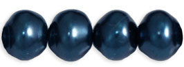 Pearl Coat - Snail Shells 7 x 6mm: Pearl - Royal Blue