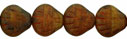 Shells 9/9mm : HurriCane Glass - Matte - Brown Picasso