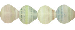Shells 9 x 9mm : HurriCane Glass - Matte - Imperial Venus
