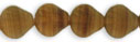 Shells 9/9mm : HurriCane Glass - Matted Brown Tiger Shell