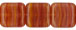 Flat Squares 9mm : HurriCane Glass - Blood Orange
