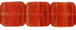 Flat Squares 9mm : HurriCane Glass - Cranberry Lemonade