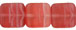 Flat Squares 9mm : HurriCane Glass - Frosted Berry Cosmo