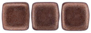 CzechMates Tile Bead 6mm : ColorTrends: Saturated Metallic Autumn Maple