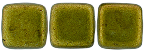 CzechMates Tile Bead 6mm : ColorTrends: Saturated Metallic Meadowlark