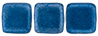 CzechMates Tile Bead 6mm : ColorTrends: Saturated Metallic Little Boy Blue