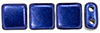 CzechMates Tile Bead 6mm : ColorTrends: Saturated Metallic Evening Blue
