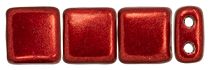 CzechMates Tile Bead 6mm : ColorTrends: Saturated Metallic Merlot