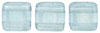 CzechMates Tile Bead 6mm : Luster - Transparent Blue