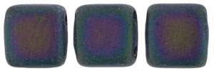 CzechMates Tile Bead 6mm : Matte - Iris - Purple