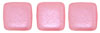 CzechMates Tile Bead 6mm : Pearl Coat - Flamingo