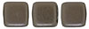 CzechMates Tile Bead 6mm : Pearl Coat - Bistre