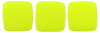 CzechMates Tile Bead 6mm : Neon Yellow