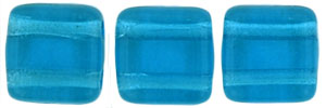 CzechMates Tile Bead 6mm : Capri Blue