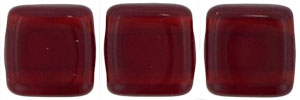 CzechMates Tile Bead 6mm : Ruby