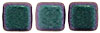 CzechMates Tile Bead 6mm : Polychrome - Orchid Aqua