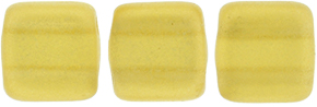 CzechMates Tile Bead 6mm : Sueded Gold Topaz