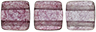 CzechMates Tile Bead 6mm : ColorTrends: Transparent Dusty Cedar