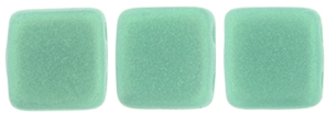 CzechMates Tile Bead 6mm : Aqua Glow - Turquoise