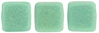 CzechMates Tile Bead 6mm : Sueded Olive Turquoise
