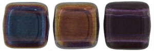 CzechMates Tile Bead 6mm : Tanzanite - Celsian