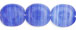 Beveled Ovals 10/9mm : HurriCane Glass - Sapphire/White