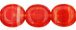 Beveled Ovals 10/9mm : HurriCane Glass - Cherry Bomb