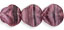 Pansy 9mm : HurriCane Glass - Blackberry/Strawberry Creme