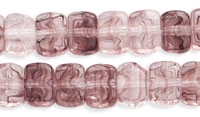 Rectangles 4/5mm : HurriCane Glass - Crystal Amethyst