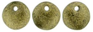 Lentils 6mm : Metallic Suede - Antique Gold