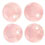 Lentils 6mm : HurriCane Glass - Rose Petal Pink