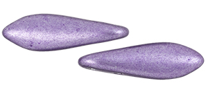 CzechMates Two Hole Daggers 16 x 5mm : ColorTrends: Saturated Metallic Crocus Petal