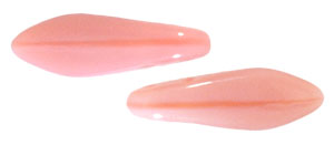 CzechMates Two Hole Daggers 16 x 5mm : Coral Pink