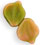 Wavy Leaves 15 x 12mm : Luster - Pink Coral/Olivine