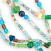 Strung Pressed Bead Mixes : Luster Iris- Tropical Confection