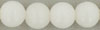 Vintage Round Beads 5mm : Creme