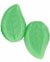Eucalyptus Leaves 12 x 9mm : Opaque Green