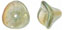 Three Petal Flower 10/12mm : Aquamarine - Celsian
