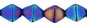 Bicone 6/6mm: Iris - Blue