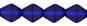 Bicone 6/6mm: Cobalt