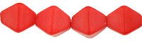 Bicone 6 x 6mm : Matte - Opaque Red