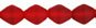 Bicone 6/6mm - Matte: Siam Ruby