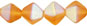 Bicone 6/6mm - Matte/AB: Dark Topaz