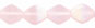 Bicone 6/6mm - Matte/AB: Rosaline